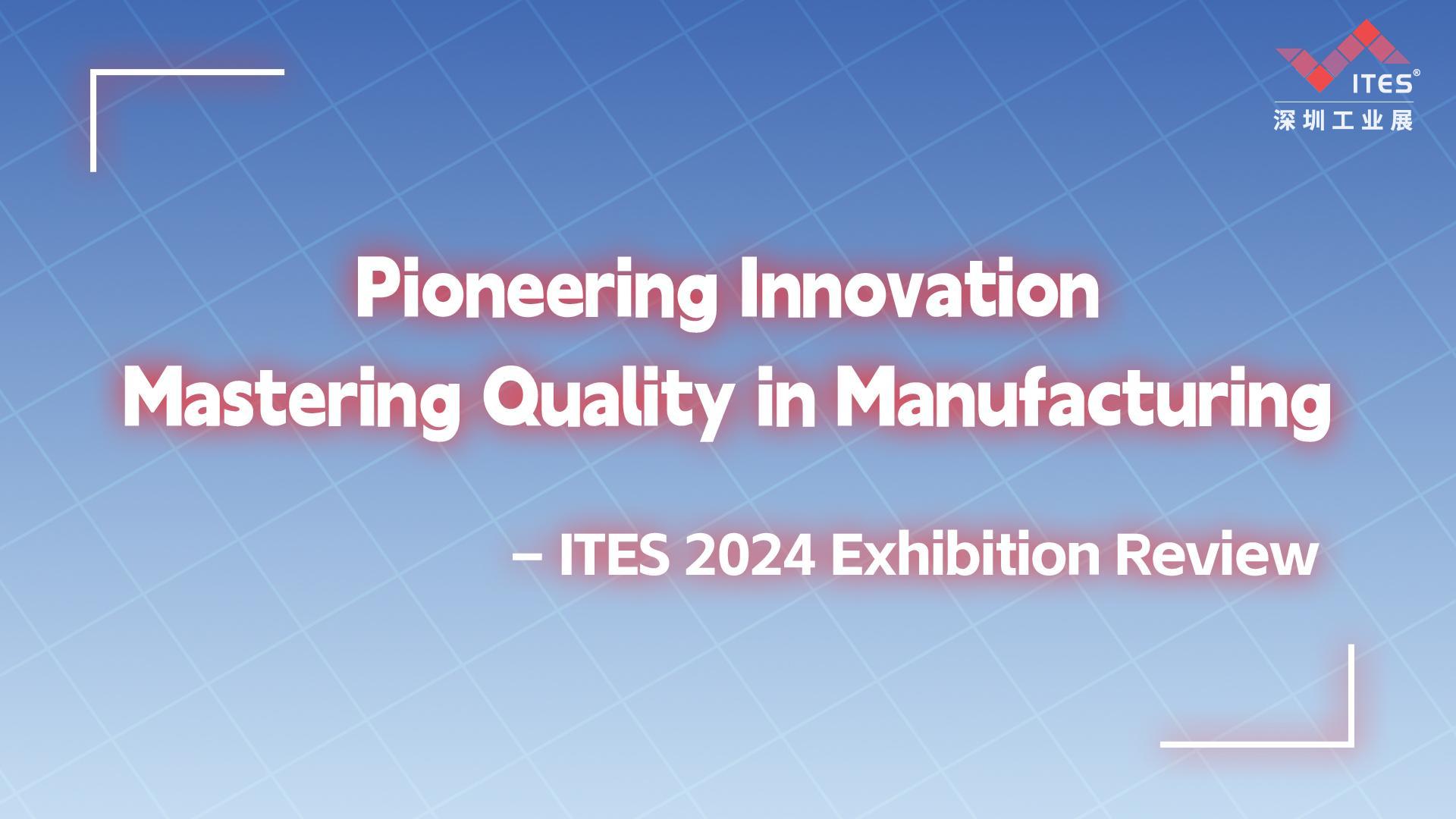 ITES China 2024 concluded successfully on March 31. The exhibition attracted 142,798 visitors and showcased 2,107 exhibitors across a magnificent 220,000 square meters of exhibition space. Centered around "High-end Equipment, Precision Manufacturing; Industrial Technology, Smart Manufacturing". ITES aims to create a professional display and efficient communication platform. It offers visitors the latest technological achievements spanning the entire precision manufacturing industry chain.